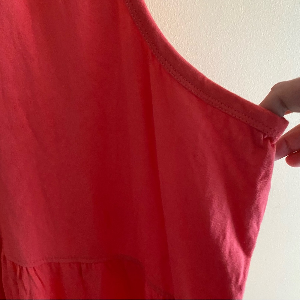 Ulla Popken Coral Cotton Sleeveless Midi Dress Plus Size 28/30 Casual - Picture 6 of 13